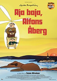 Filmaffisch Aja baja, Alfons Åberg